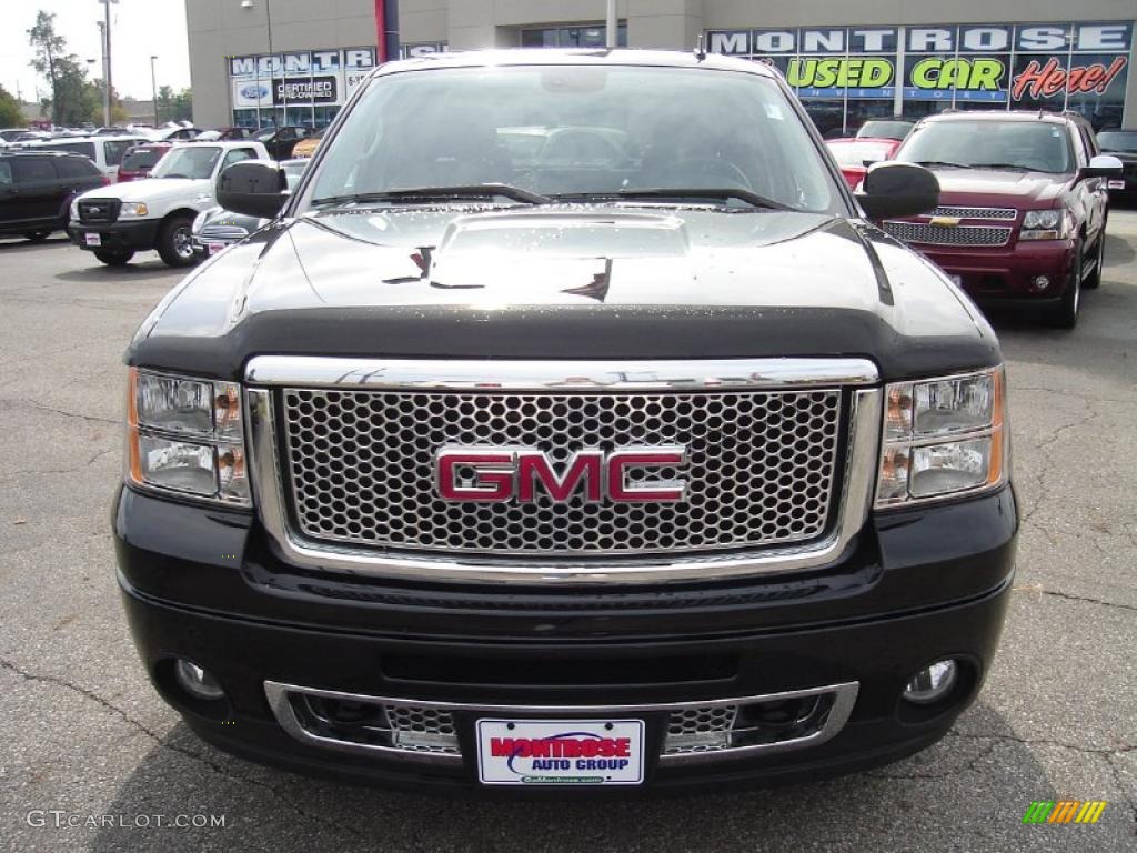 2009 Sierra 1500 Denali Crew Cab AWD - Onyx Black / Ebony photo #8