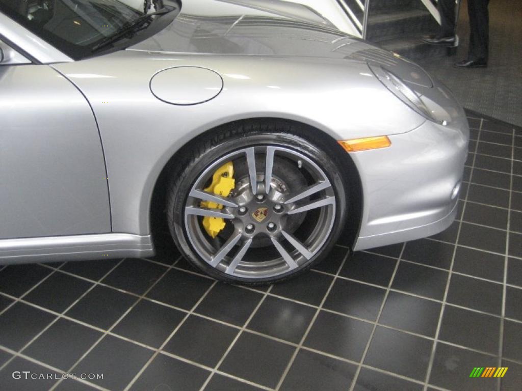 2011 911 Turbo S Coupe - GT Silver Metallic / Black w/Alcantara photo #5