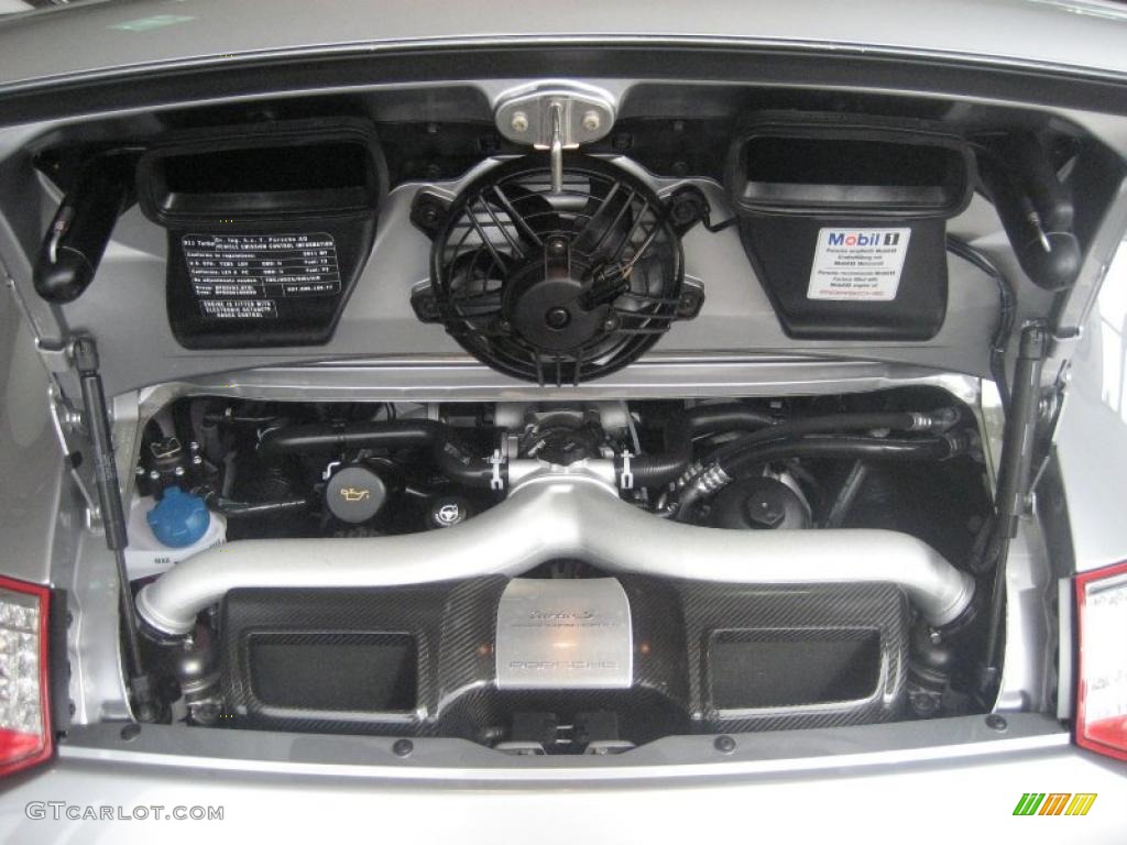 2011 911 Turbo S Coupe - GT Silver Metallic / Black w/Alcantara photo #24