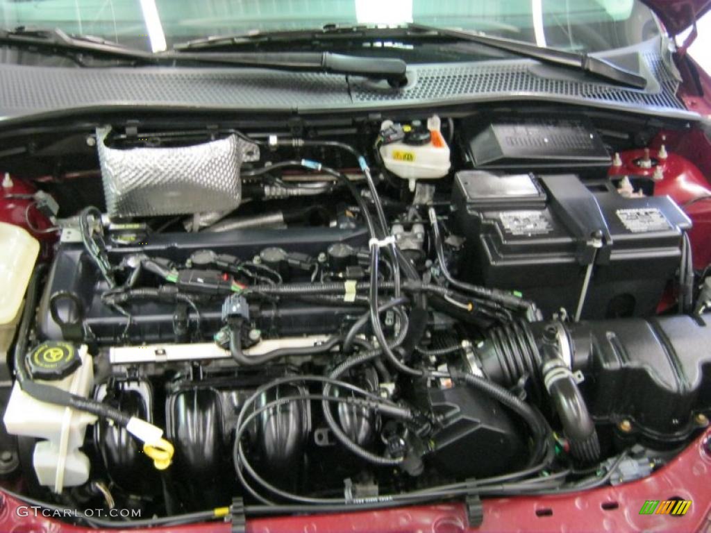2007 Focus ZX5 SES Hatchback - Dark Toreador Red Metallic / Charcoal photo #12
