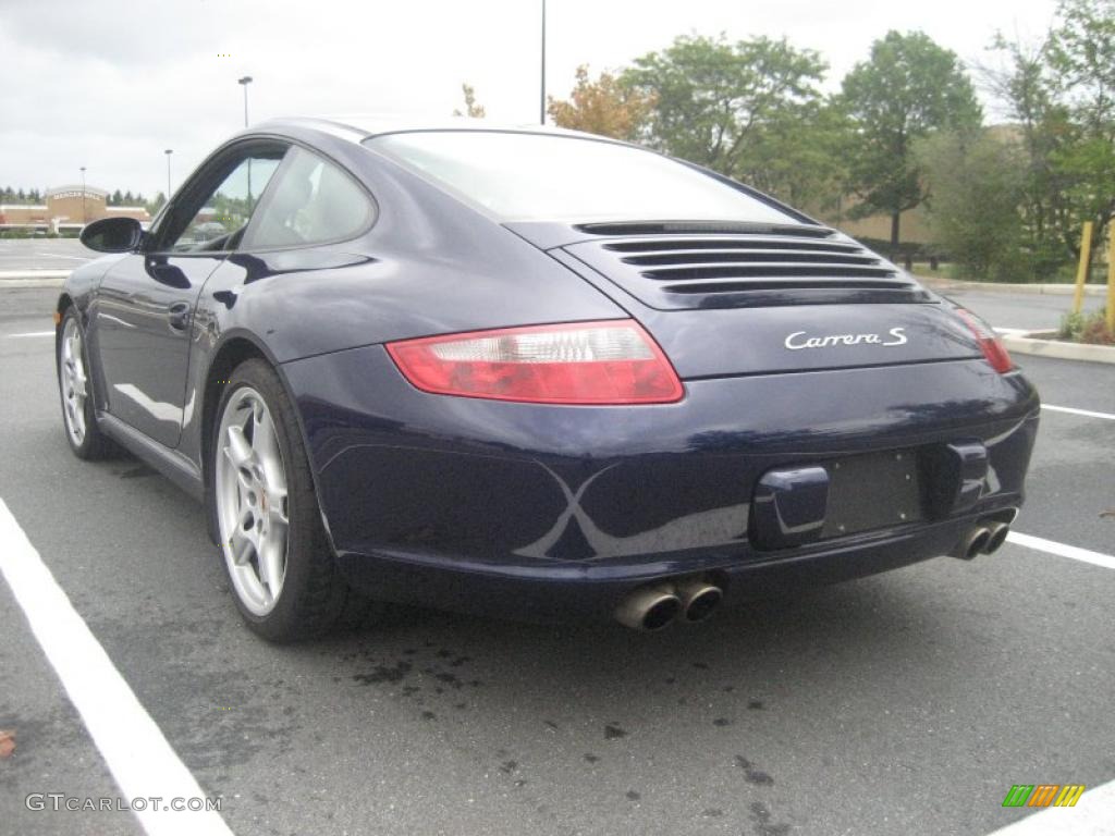 2005 911 Carrera S Coupe - Lapis Blue Metallic / Stone Grey photo #10