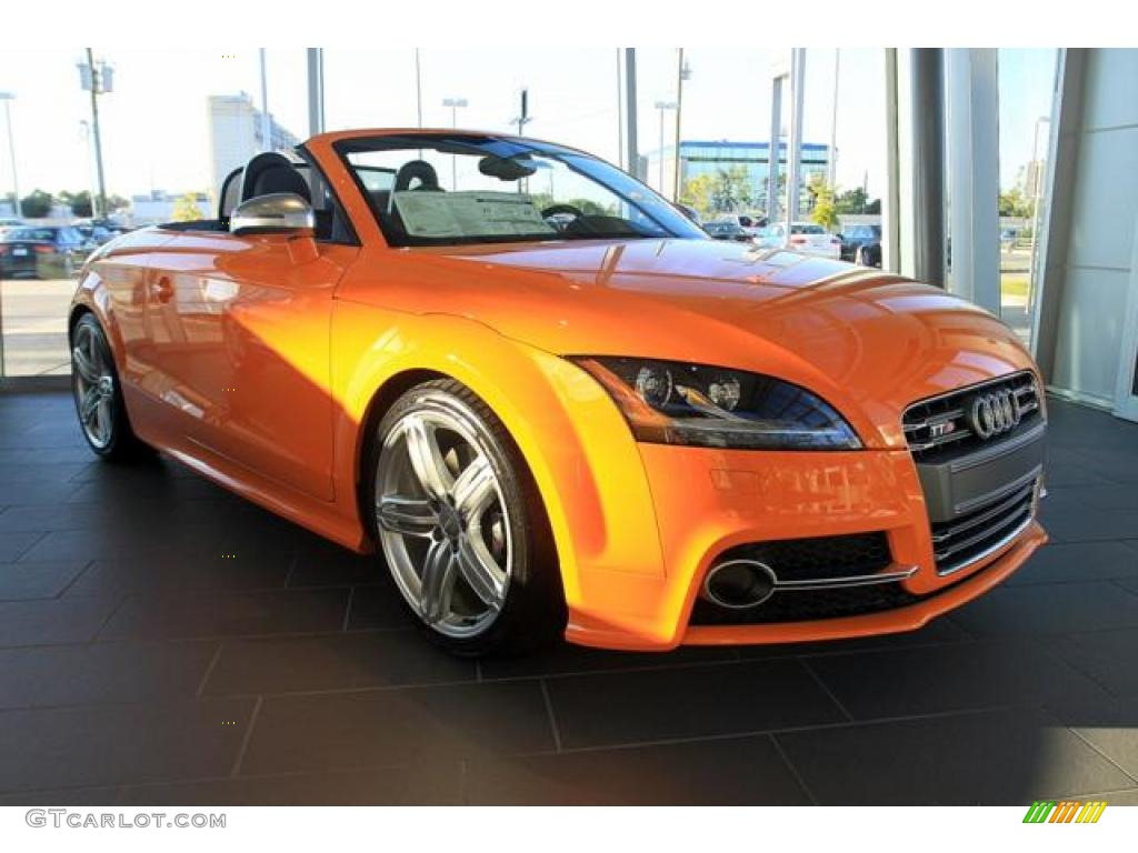 2011 TT S 2.0T quattro Roadster - Solar Orange / Black/Orange photo #1