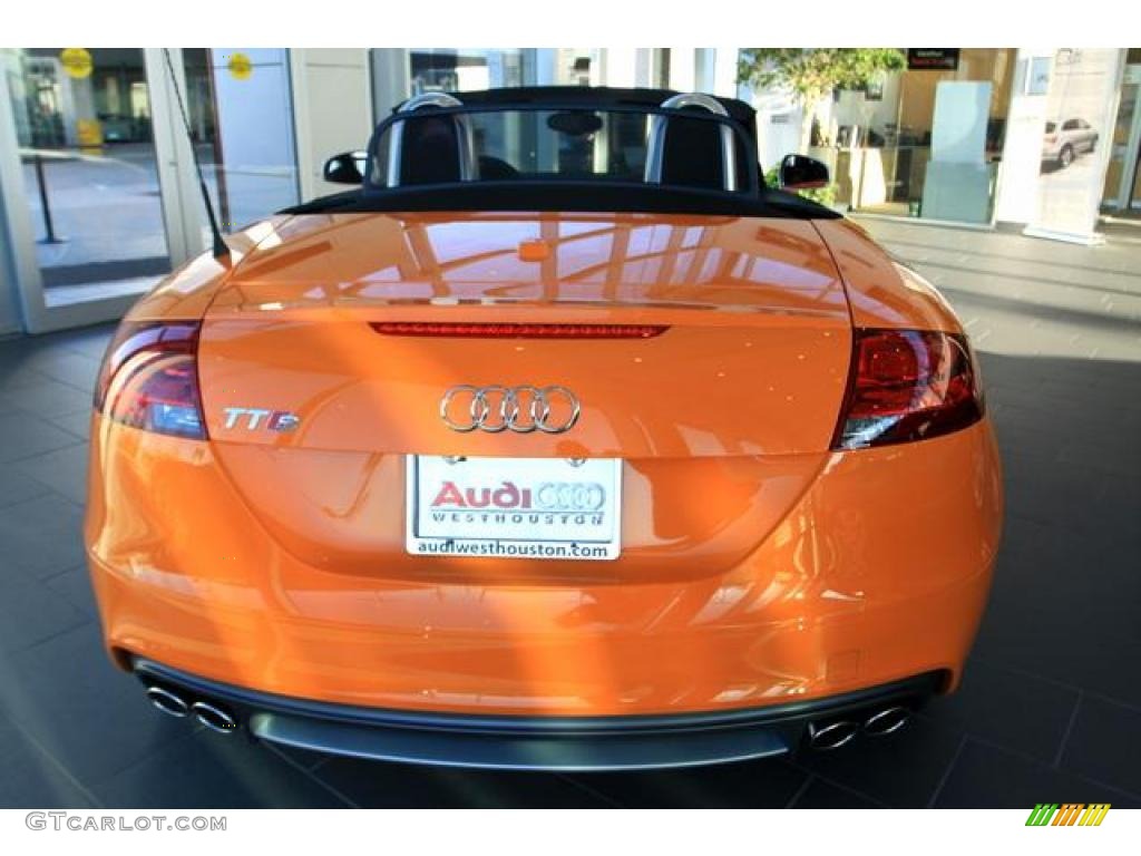 2011 TT S 2.0T quattro Roadster - Solar Orange / Black/Orange photo #5