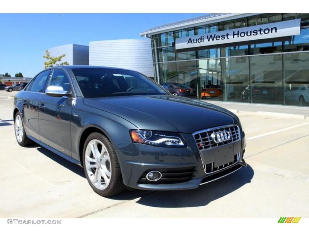 2011 S4 3.0 quattro Sedan - Meteor Grey Pearl Effect / Black photo #1