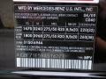 040: Black 2009 Mercedes-Benz GL 450 4Matic Color Code
