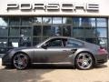 2007 Slate Grey Metallic Porsche 911 Turbo Coupe  photo #1