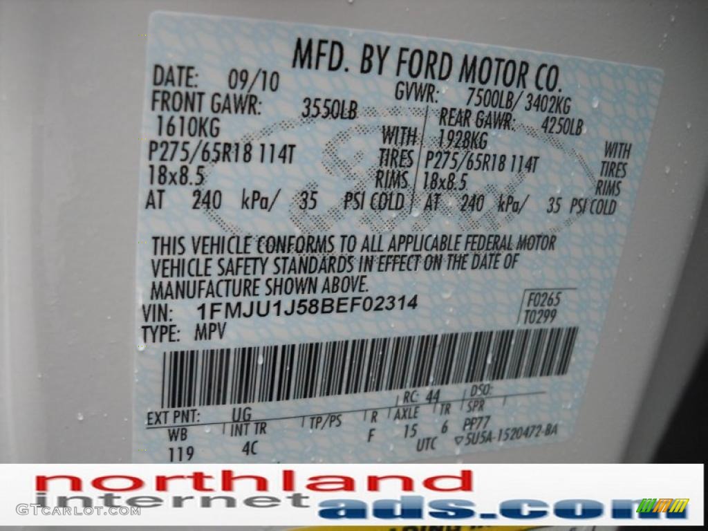 2011 Ford Expedition XLT 4x4 Parts Photos