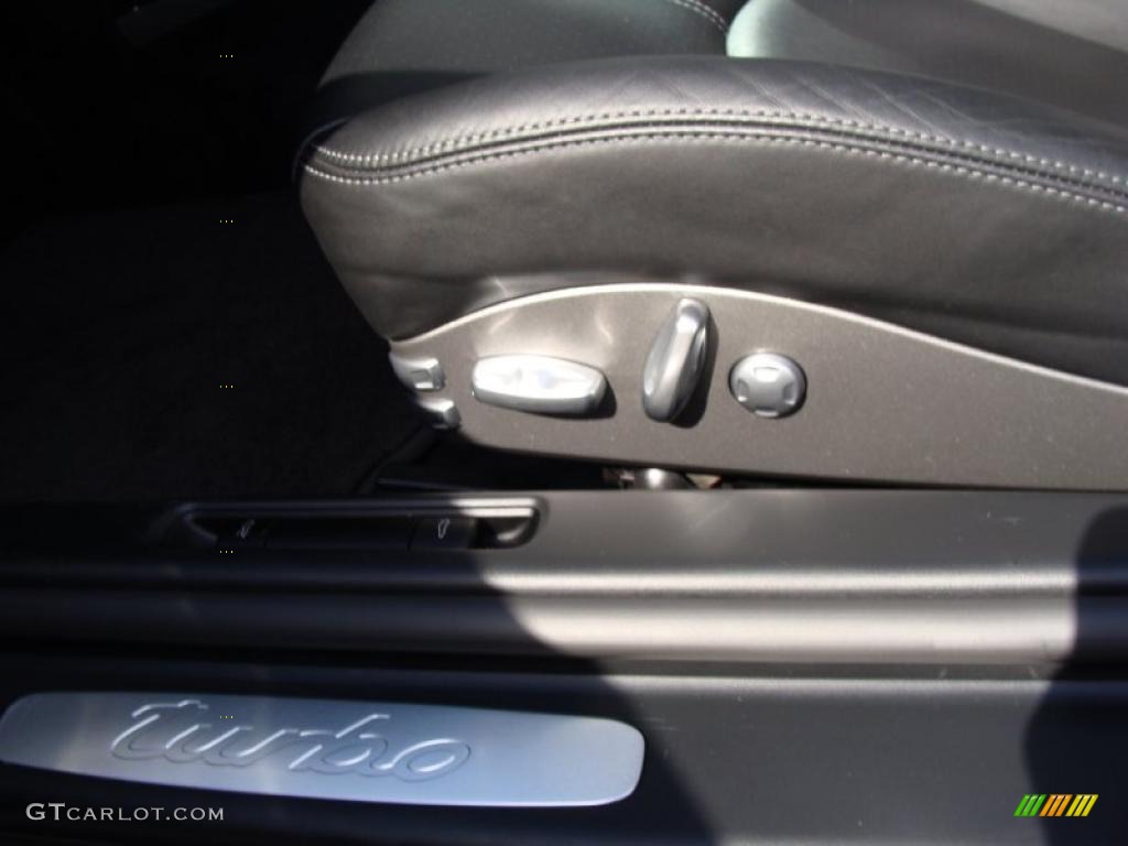 2007 911 Turbo Coupe - Slate Grey Metallic / Black photo #9