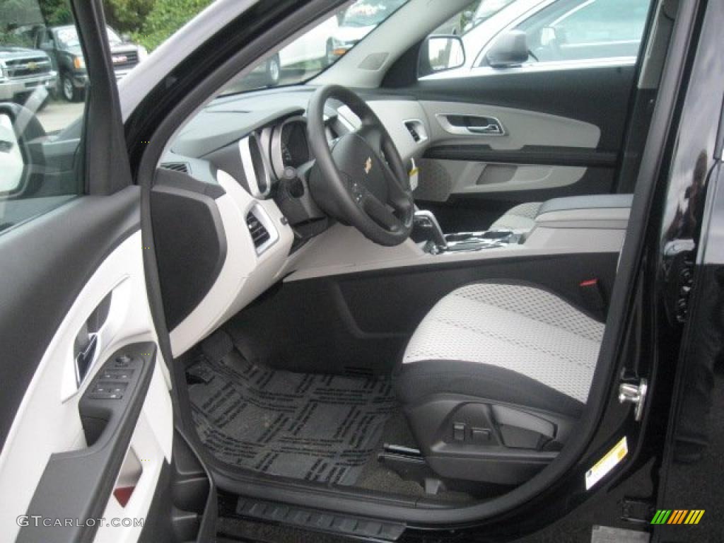 Light Titanium/Jet Black Interior 2011 Chevrolet Equinox LS AWD Photo #37403502