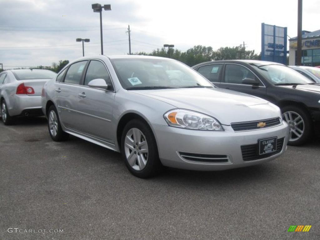 2011 Impala LS - Silver Ice Metallic / Ebony photo #3