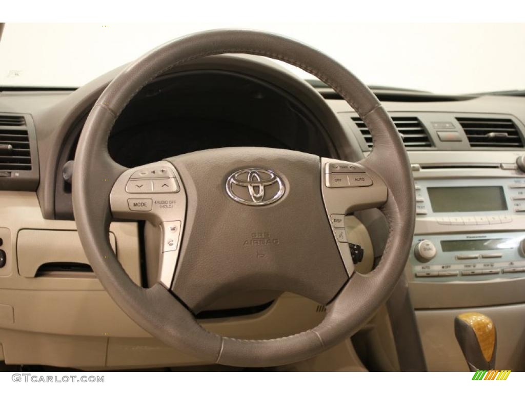 2007 Camry XLE V6 - Black / Bisque photo #13