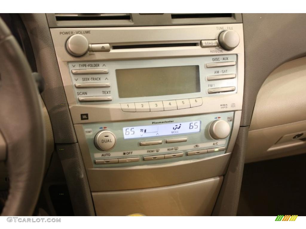 2007 Camry XLE V6 - Black / Bisque photo #16