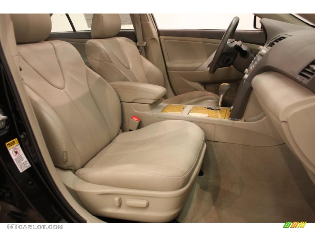 2007 Camry XLE V6 - Black / Bisque photo #21