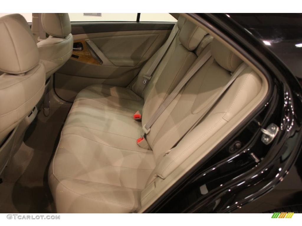 2007 Camry XLE V6 - Black / Bisque photo #23