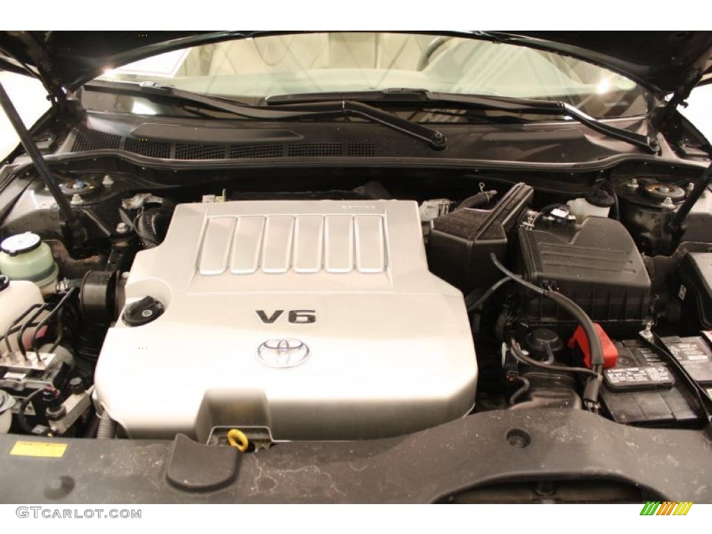 2007 Camry XLE V6 - Black / Bisque photo #26