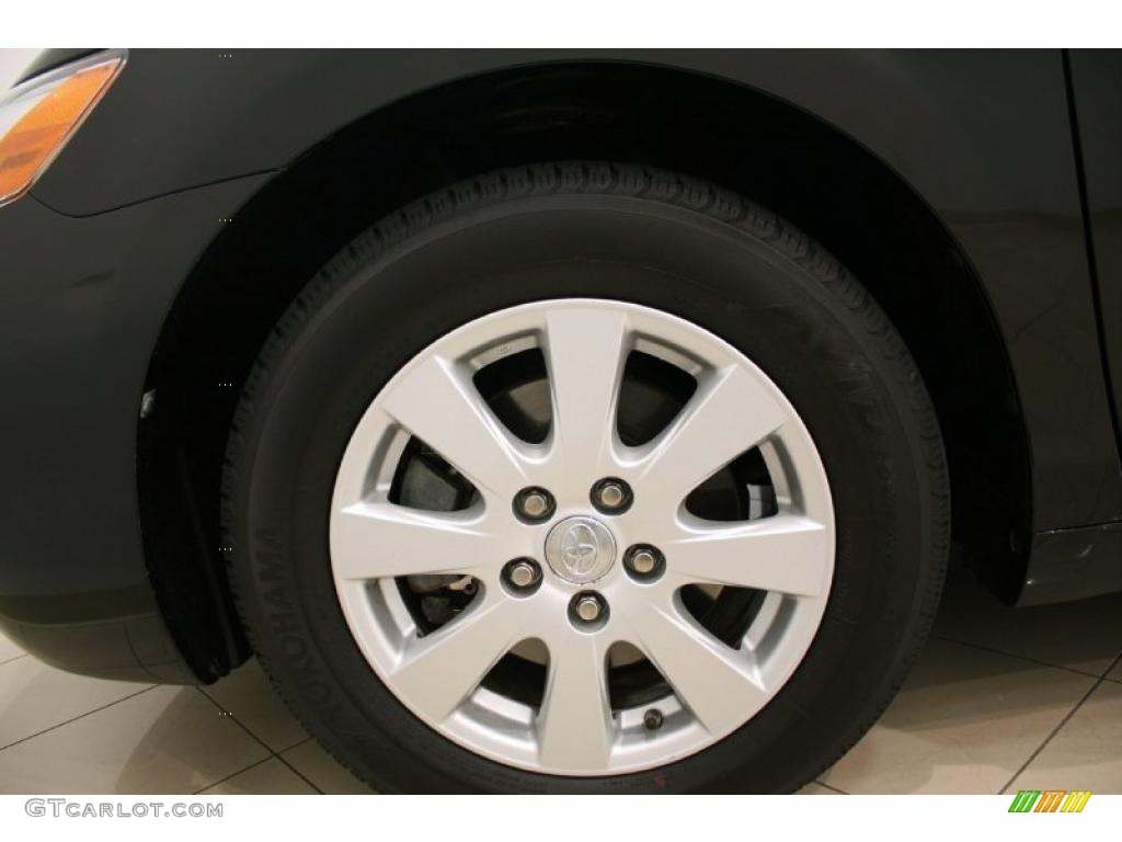 2007 Camry XLE V6 - Black / Bisque photo #28