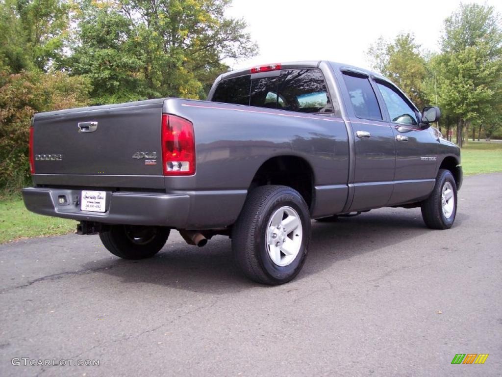 2003 Ram 1500 SLT Quad Cab 4x4 - Graphite Metallic / Dark Slate Gray photo #19