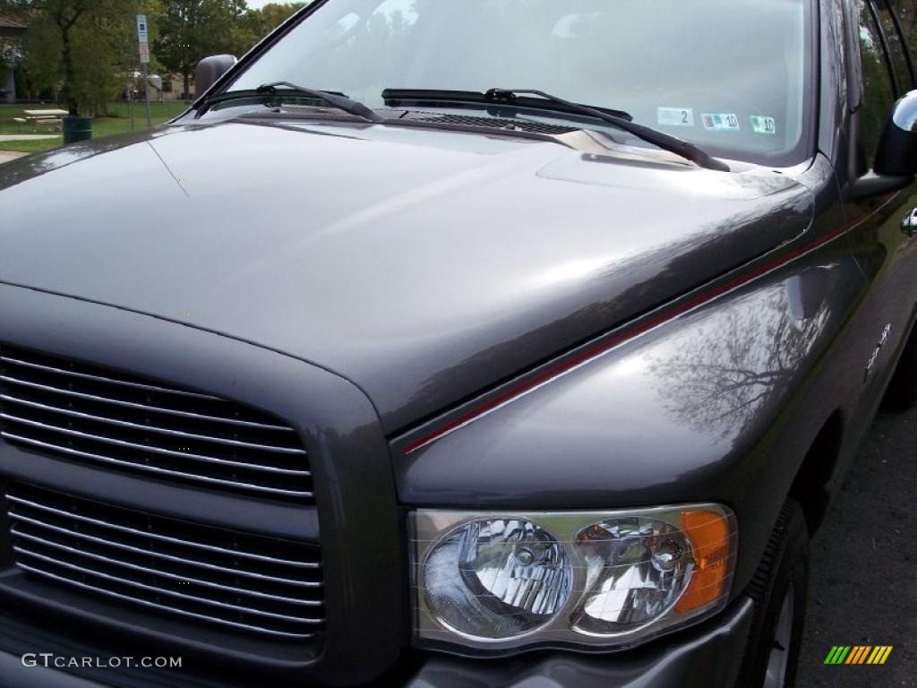 2003 Ram 1500 SLT Quad Cab 4x4 - Graphite Metallic / Dark Slate Gray photo #21