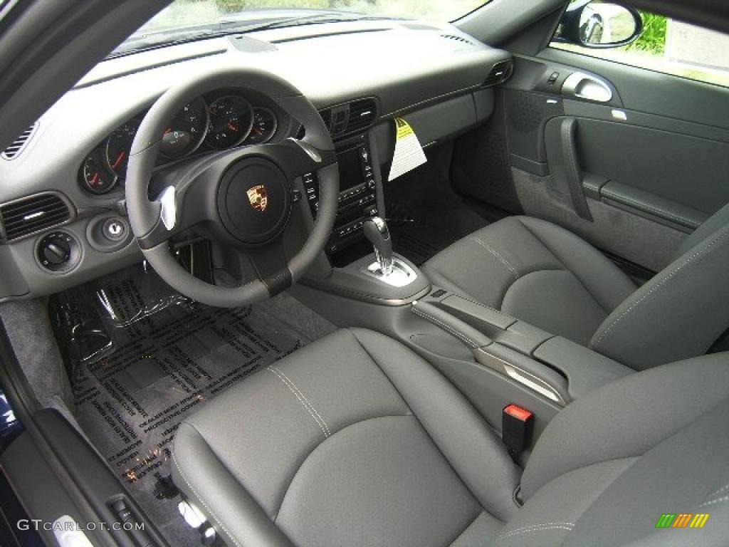 Stone Grey Interior 2011 Porsche 911 Carrera Coupe Photo #37410310
