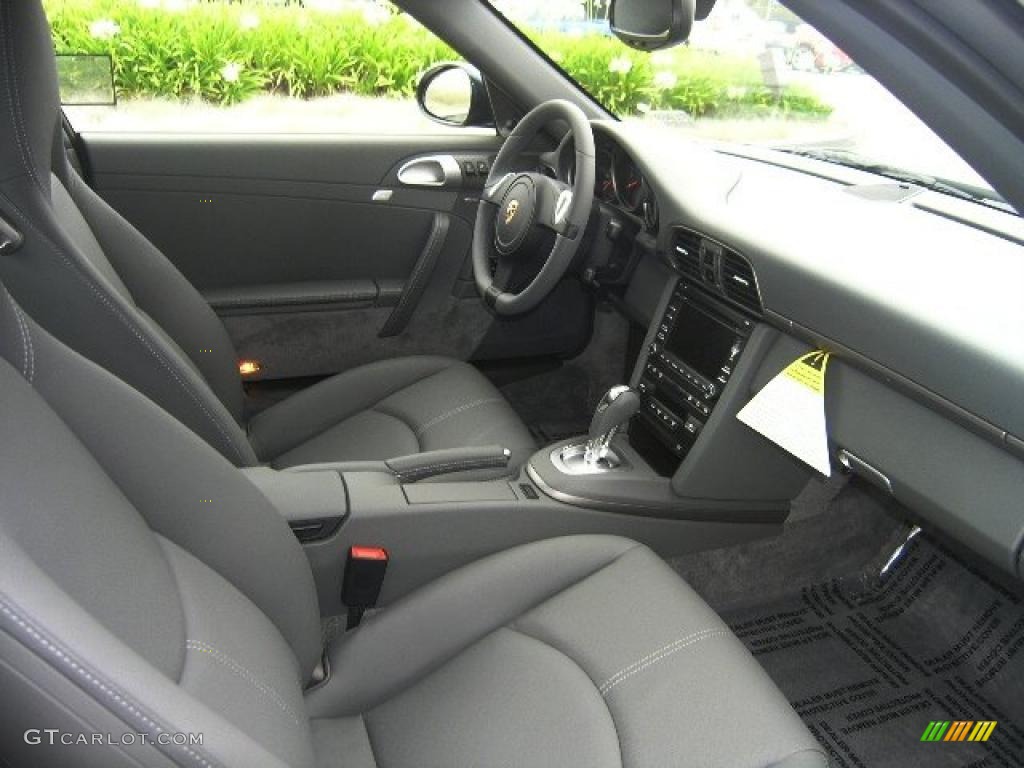 Stone Grey Interior 2011 Porsche 911 Carrera Coupe Photo #37410342