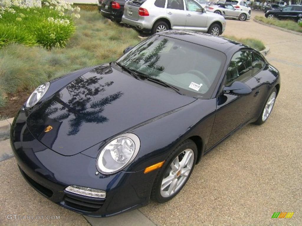 2011 911 Carrera Coupe - Dark Blue Metallic / Stone Grey photo #13