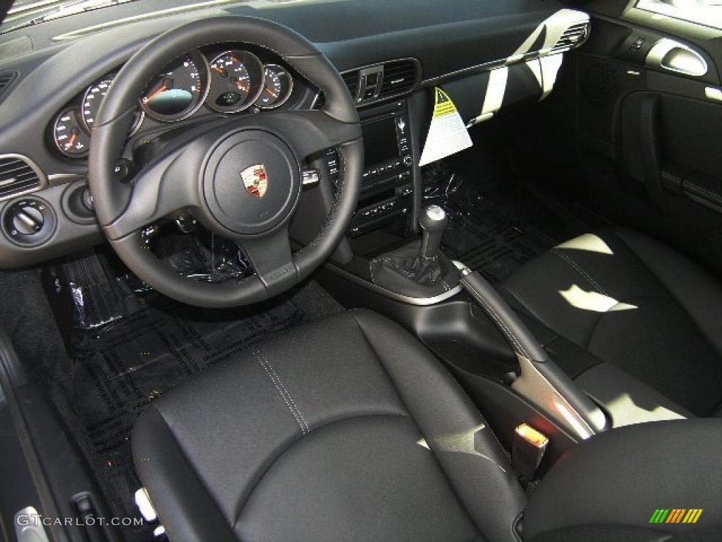 2011 911 Carrera Coupe - Meteor Grey Metallic / Black photo #11