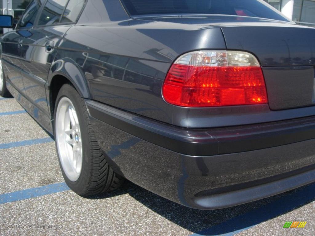 2001 7 Series 740i Sedan - Anthracite Metallic / Black photo #10