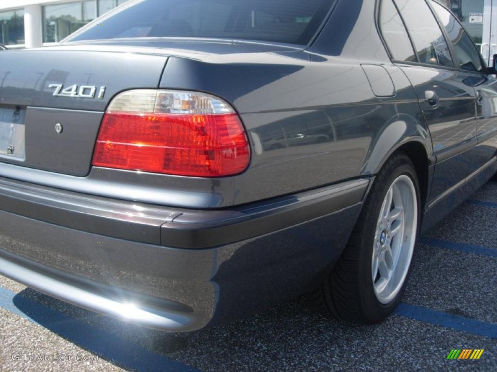 2001 7 Series 740i Sedan - Anthracite Metallic / Black photo #11