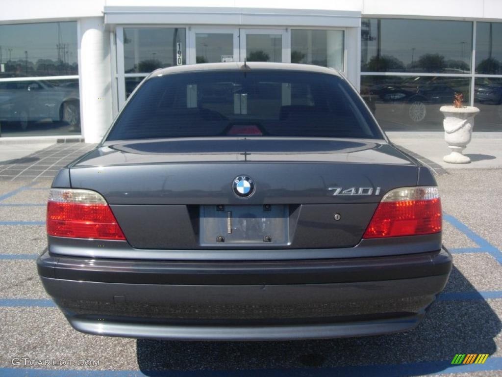 2001 7 Series 740i Sedan - Anthracite Metallic / Black photo #13