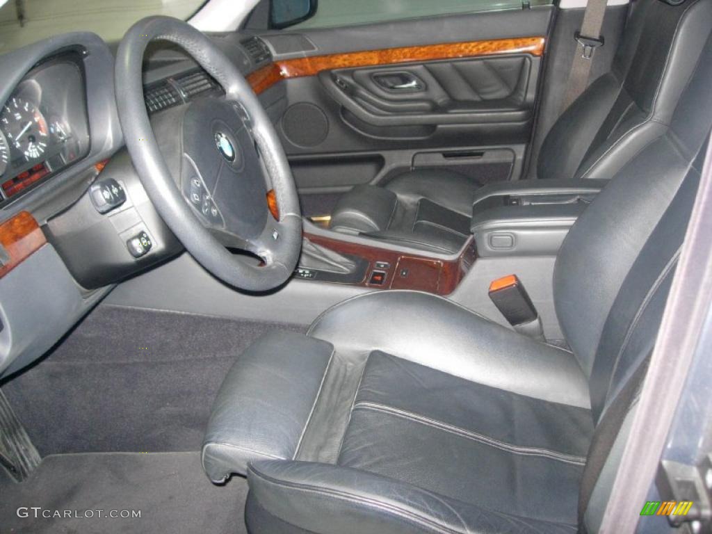 2001 7 Series 740i Sedan - Anthracite Metallic / Black photo #16
