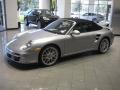 2011 Arctic Silver Metallic Porsche 911 Turbo S Cabriolet  photo #7