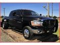 2006 Brilliant Black Crystal Pearl Dodge Ram 3500 SLT Mega Cab 4x4 Dually  photo #15