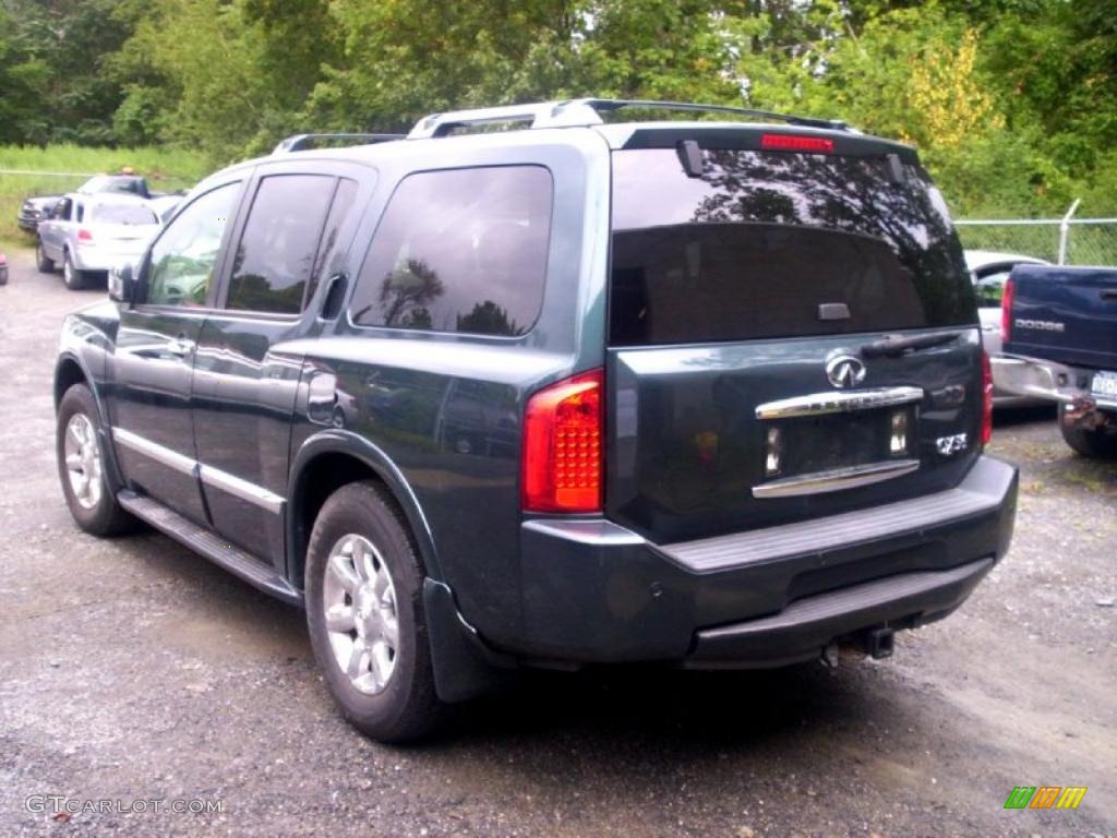 2004 QX 56 4WD - Jade Green Metallic / Willow photo #1
