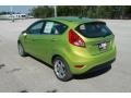 2011 Lime Squeeze Metallic Ford Fiesta SES Hatchback  photo #12