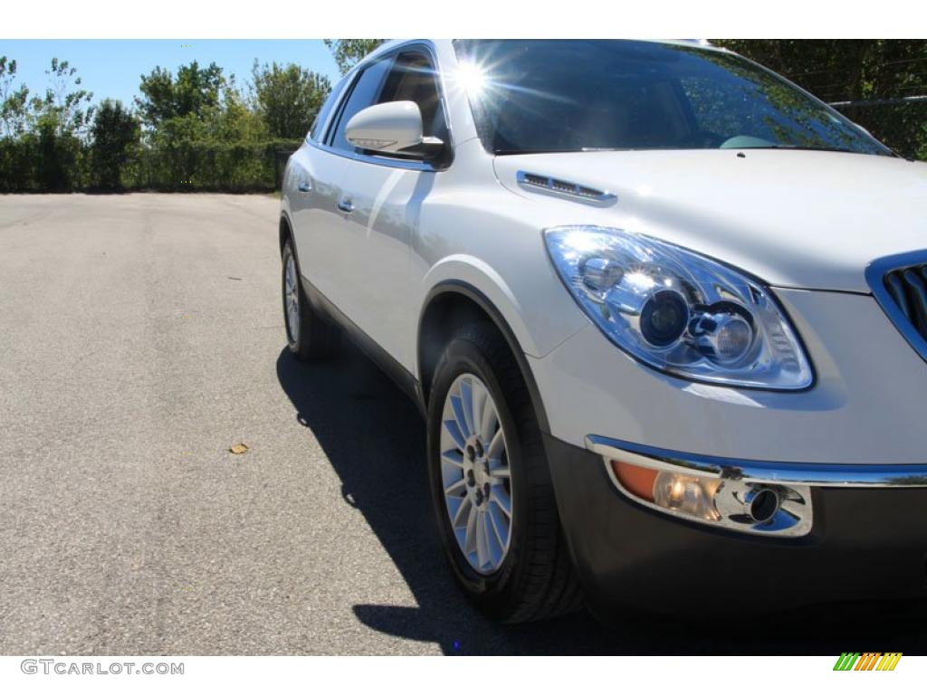 2008 Enclave CXL - White Opal / Cashmere/Cocoa photo #10
