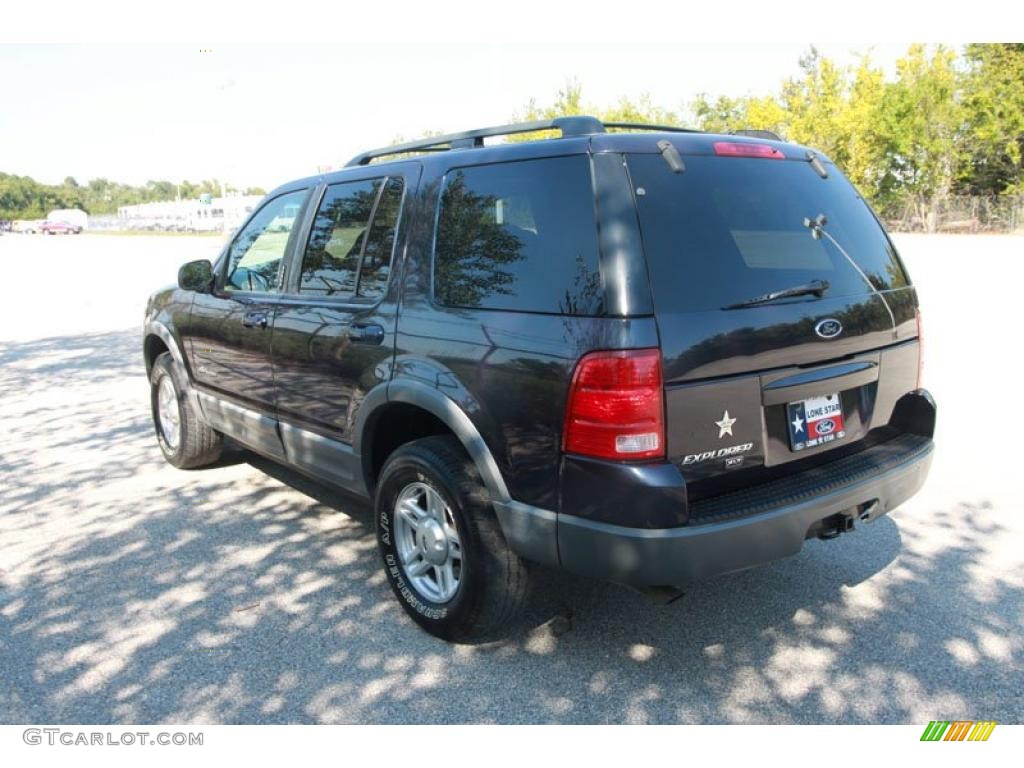 2002 Explorer XLT - Black Clearcoat / Graphite photo #15