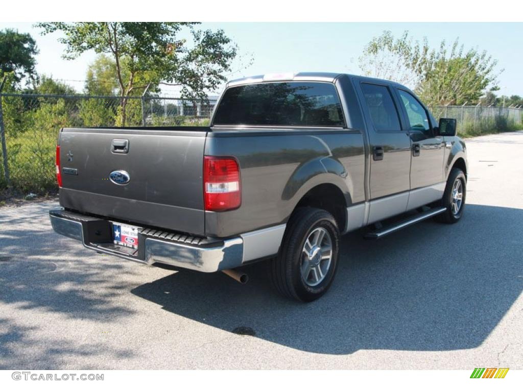 2006 F150 XLT SuperCrew - Dark Shadow Grey Metallic / Medium/Dark Flint photo #3