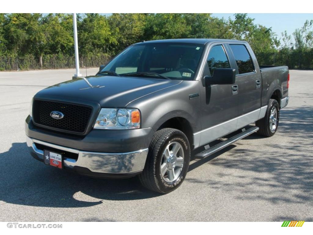 2006 F150 XLT SuperCrew - Dark Shadow Grey Metallic / Medium/Dark Flint photo #8