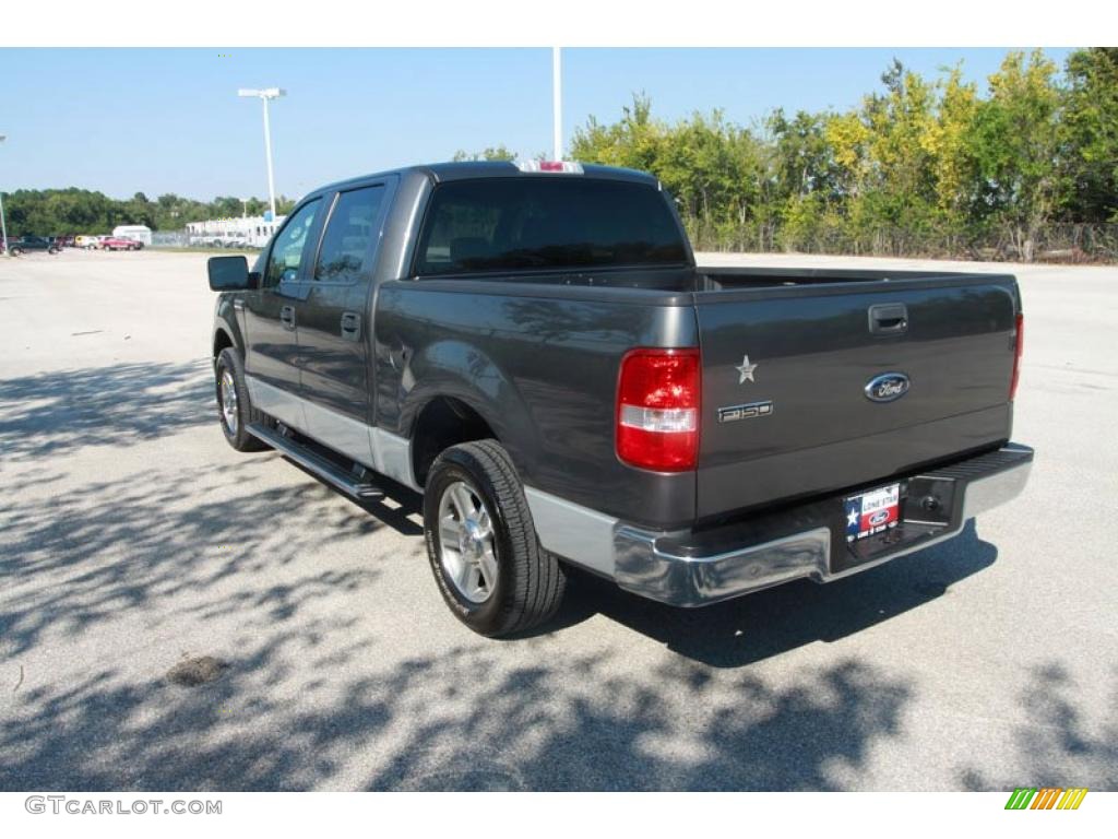 2006 F150 XLT SuperCrew - Dark Shadow Grey Metallic / Medium/Dark Flint photo #16