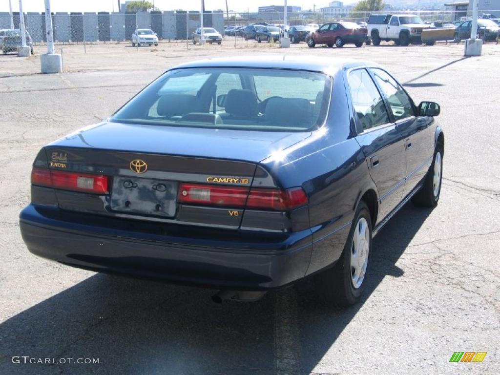 1997 Camry LE V6 - Blue Velvet Pearl / Beige photo #6