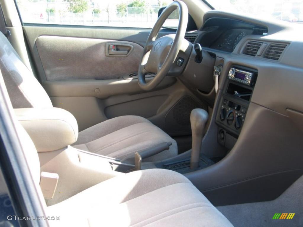 1997 Camry LE V6 - Blue Velvet Pearl / Beige photo #9