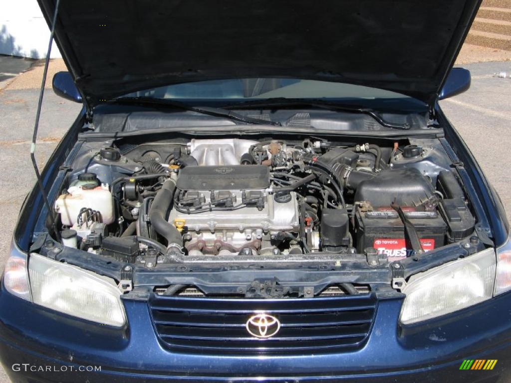 1997 Camry LE V6 - Blue Velvet Pearl / Beige photo #14