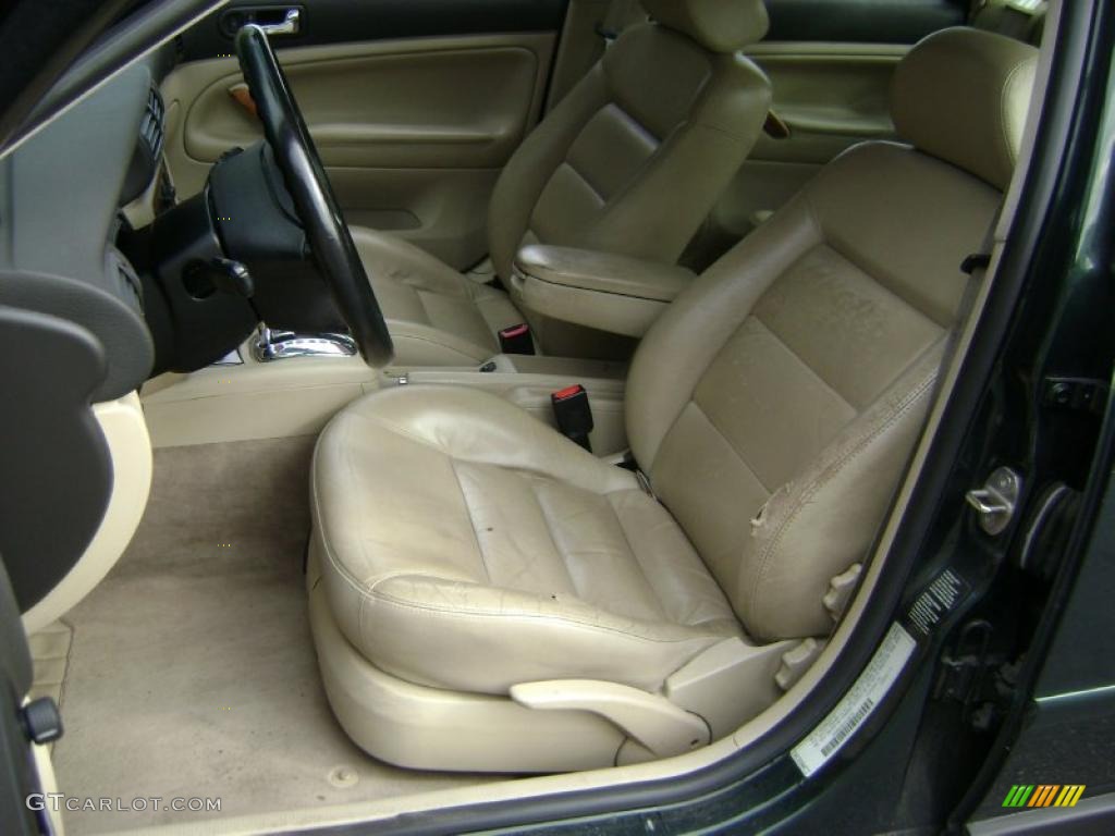 1999 Passat GLS V6 Sedan - Royal Green Pearl / Beige photo #8