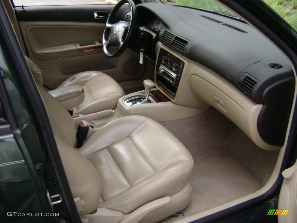1999 Passat GLS V6 Sedan - Royal Green Pearl / Beige photo #13