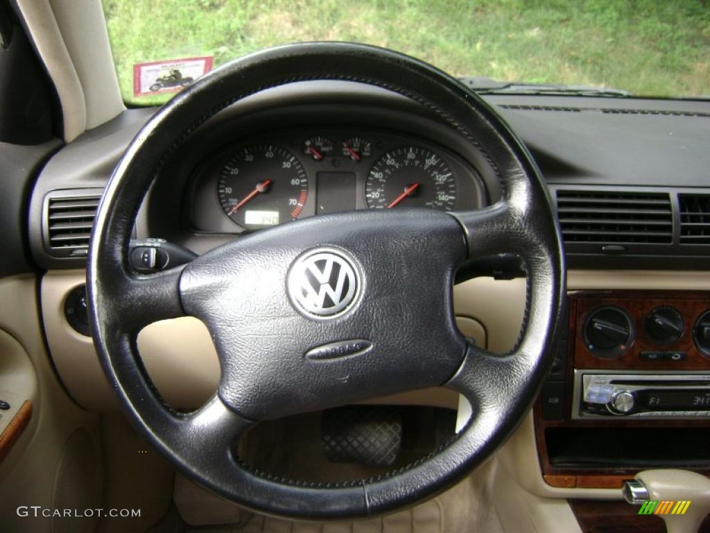 1999 Passat GLS V6 Sedan - Royal Green Pearl / Beige photo #15