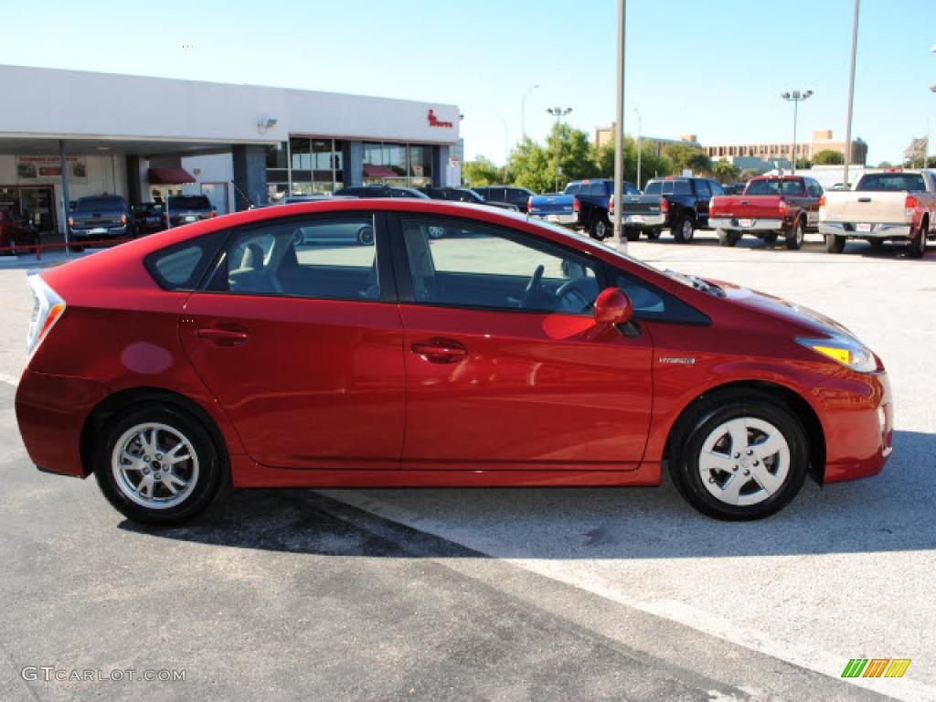 2010 Prius Hybrid II - Barcelona Red Metallic / Dark Gray photo #4