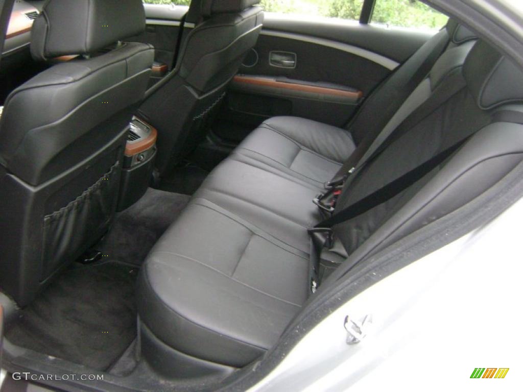 2004 7 Series 745i Sedan - Titanium Silver Metallic / Black/Black photo #14