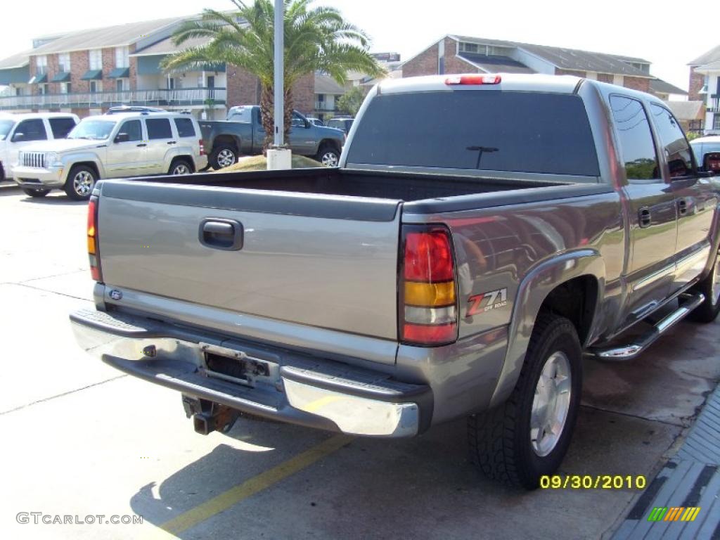 2006 Sierra 1500 SLT Z71 Crew Cab 4x4 - Steel Gray Metallic / Dark Pewter photo #5