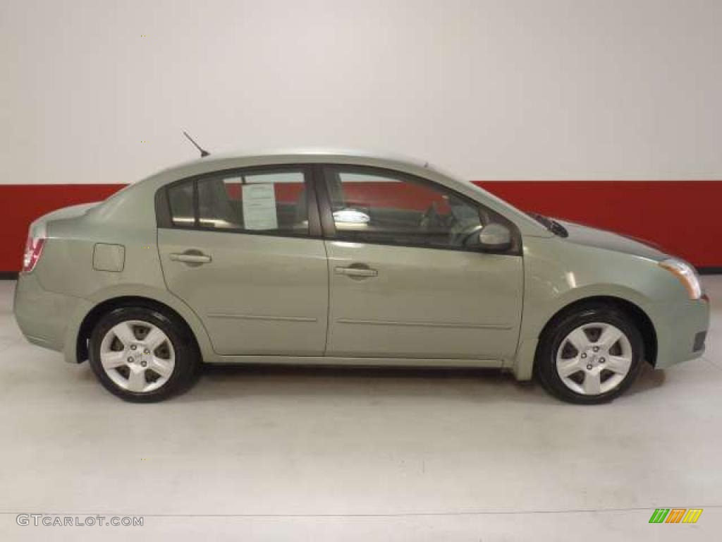 2007 Sentra 2.0 S - Metallic Jade / Charcoal/Steel photo #3