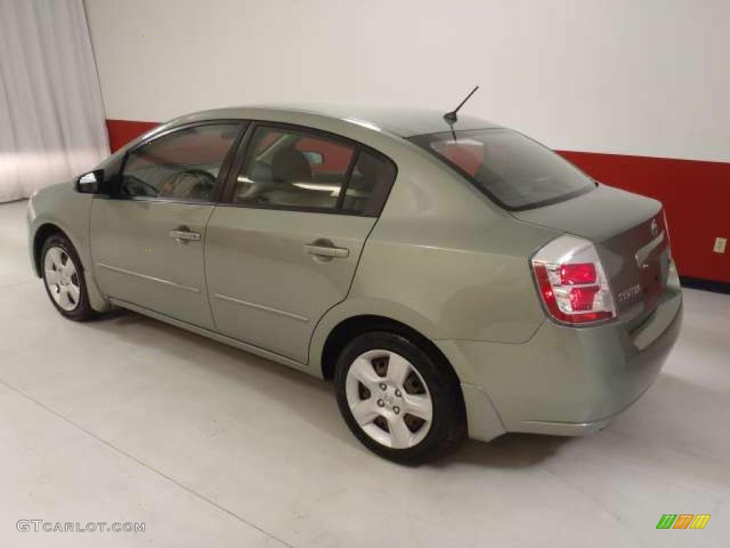 2007 Sentra 2.0 S - Metallic Jade / Charcoal/Steel photo #6